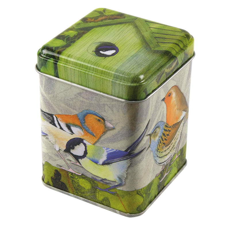 BRITISH BIRDS 100G RECTANGULAR TIN