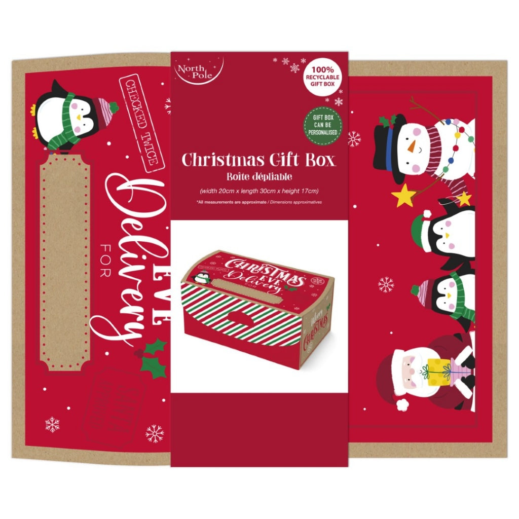Christmas Eve Flat Pack Box