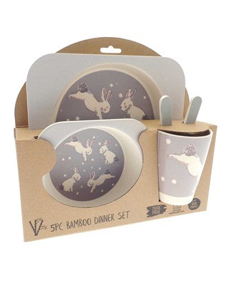 dinner set 5 piece   rabbit