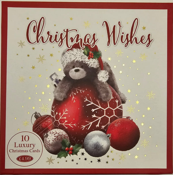 wishing you a merry christmas  10 luxury cards