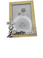 cream  outer frame pearlised effect  confirmation frame