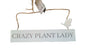 The Potting Shed Hanging Garden Signs 26cm Garden Shed Gift  CRAZY PLANT  LADY