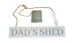 The Potting Shed Hanging Garden Signs 26cm Garden Shed Gift dads  shed