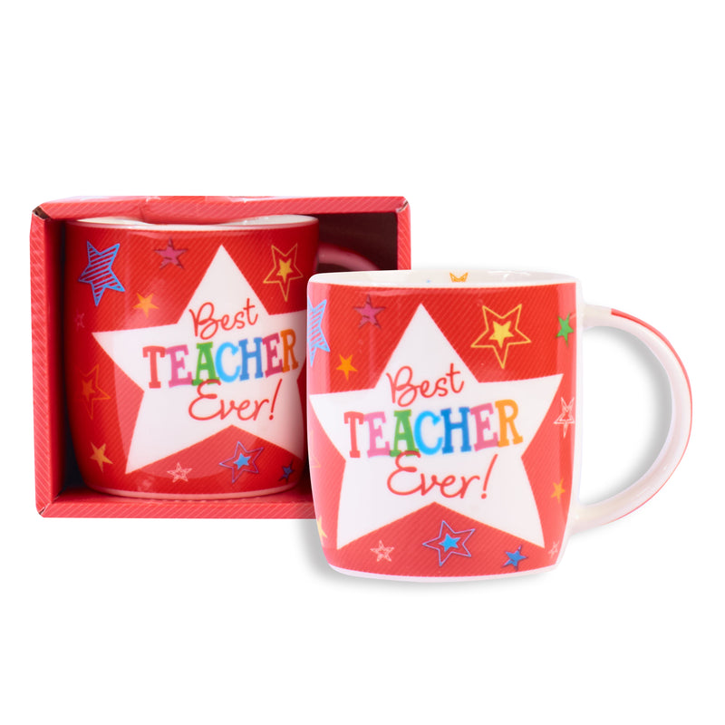 Best Teacher Ever Text    Mug 13.5oz