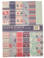 Craftstyle Paper Maker A4 Paper Pad - Xmas Blue/Red