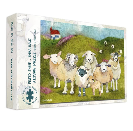 FELTED SHEEP 1000 PIECE BOXED JIGSAW