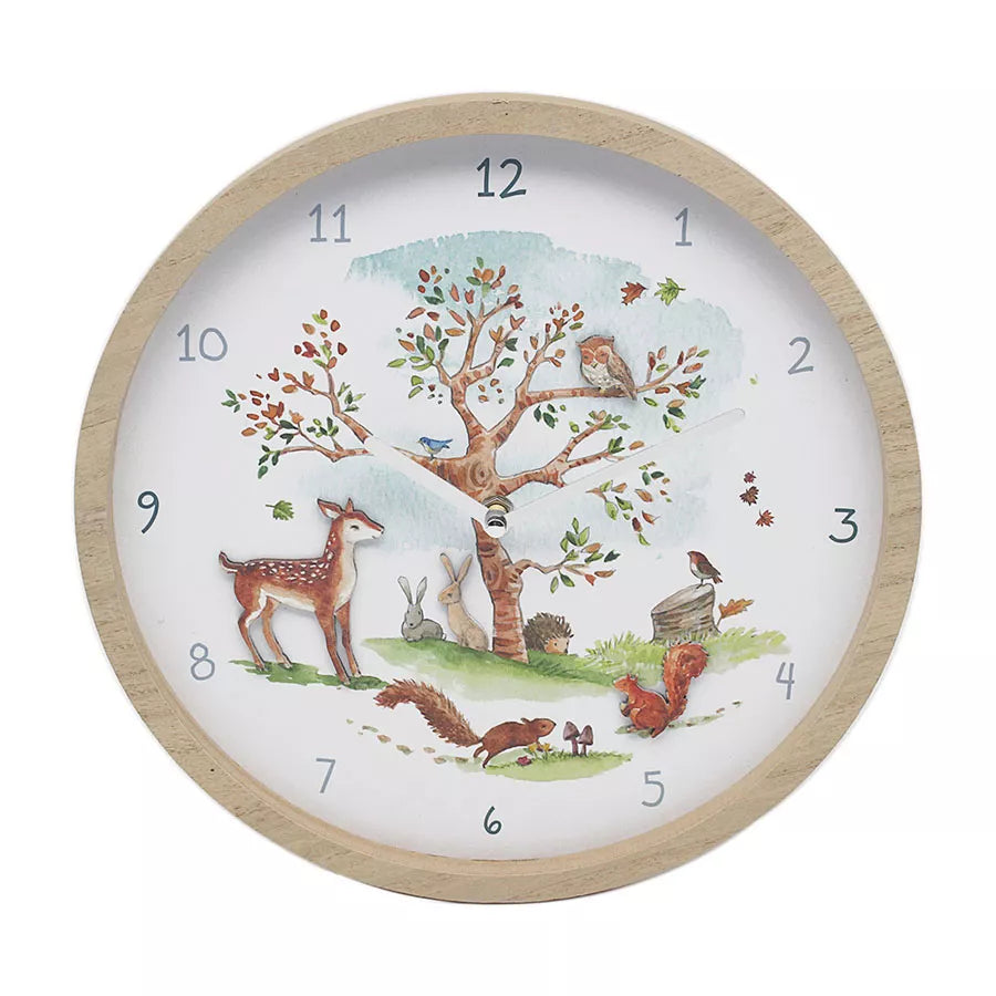 Forest Friends Clock