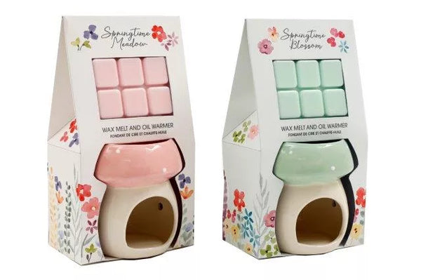 Mushroom Wax Melt Burner 10x10.5cm (Colour May Vary)  ONE SUPPLIED