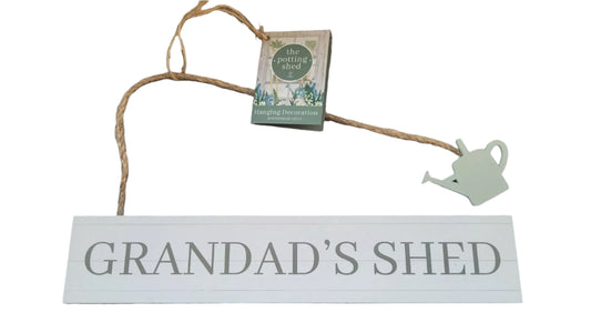 The Potting Shed Hanging Garden Signs 26cm Garden Shed Gift grandads  shed