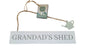 The Potting Shed Hanging Garden Signs 26cm Garden Shed Gift grandads  shed