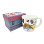 Stitched Birdies Fine Bone China Mug in gift box - Emma Ball Gifts MUG34