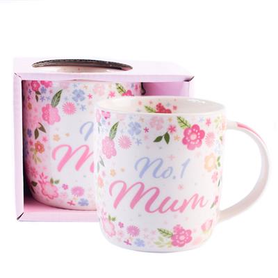 Mug 13.5oz Text & Foliage No.1 Mum