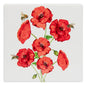 Bee-Tanical Ceramic Coaster Poppy