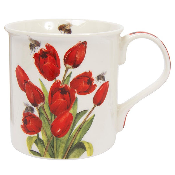 The Leonardo Collection Bee-Tanical - Tulips and Bees Fine China Mug