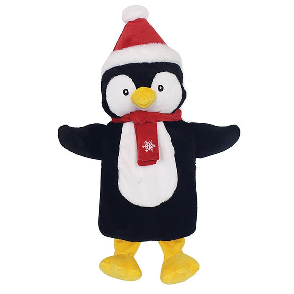 Xmas Hot Water Bottle Penguin