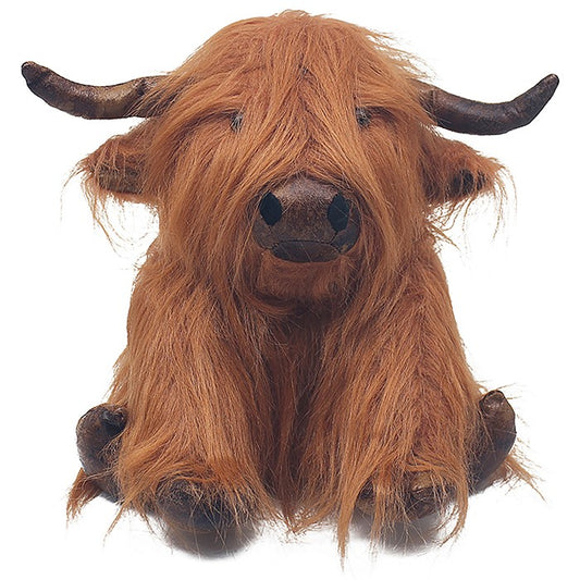 Antique Pals Doorstop Highland Cow