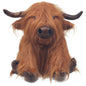 Antique Pals Doorstop Highland Cow