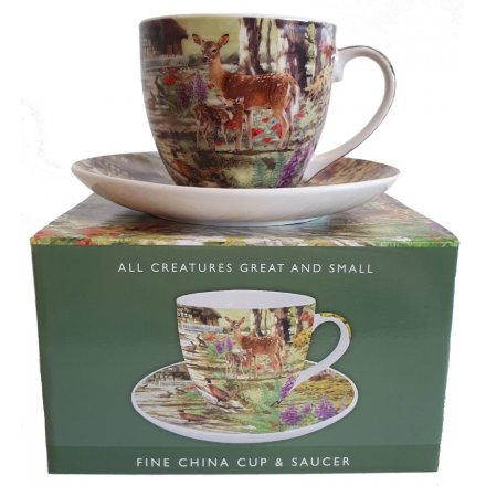 all creatures great and small cup and saucer
