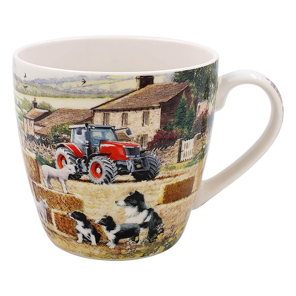 Collie & Sheep Breakfast Mug