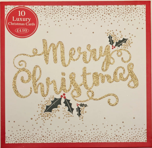 merry christmas  10 luxury  christmas cards