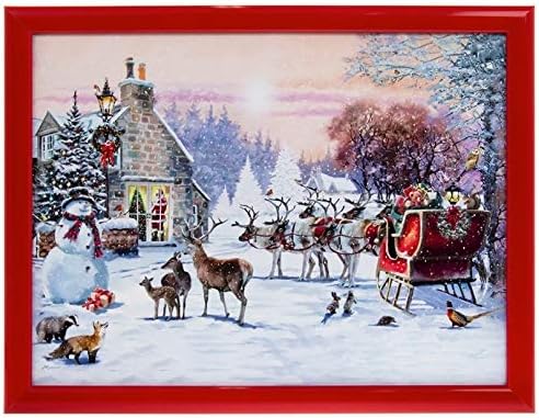 The Leonardo Collection LP52084 Magic of Christmas Cushioned Lap Tray,