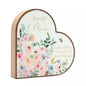 The Cottage Garden Mantel Heart Plaque   mum