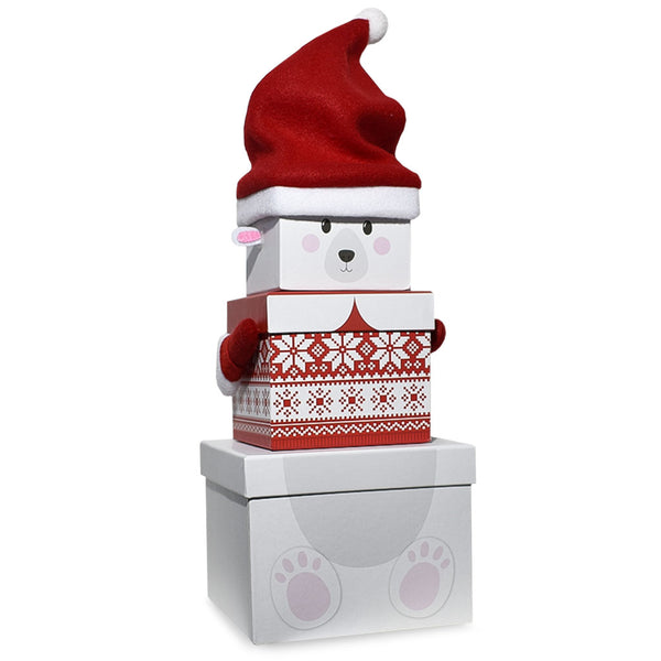 Gift Box Set Of 3 Polar Bear