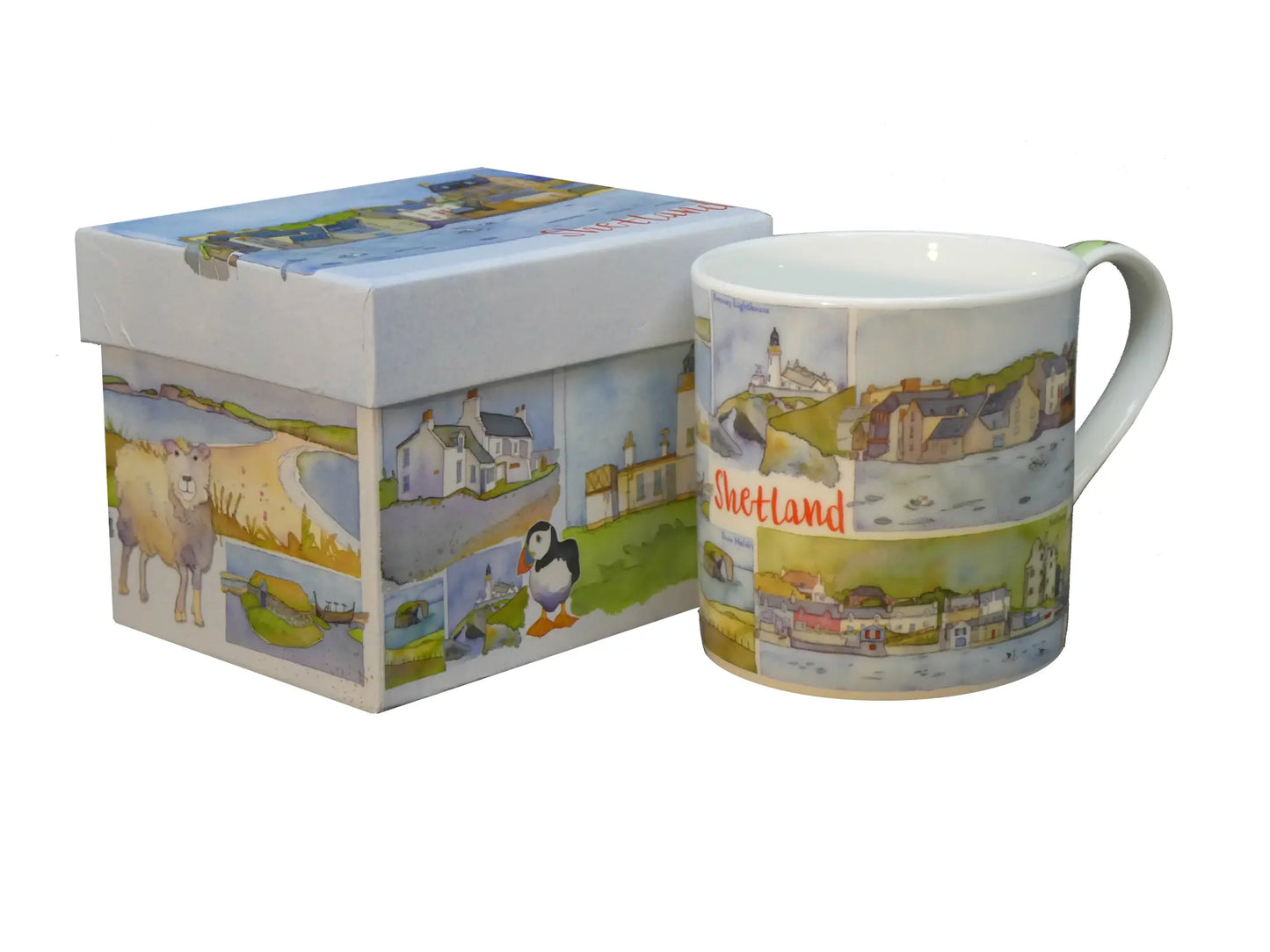 SHETLAND BONE CHINA MUG WITH GIFT BOX