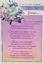 graveside card   in loving memory  i miss you always