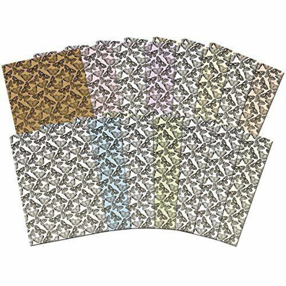 Spring Sensation Luxury Foiled Card - Butterfly Flight - Hunkydory