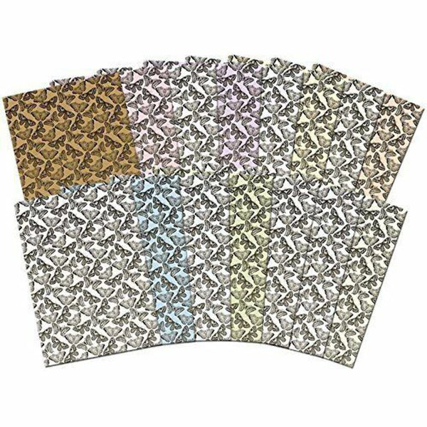 Spring Sensation Luxury Foiled Card - Butterfly Flight - Hunkydory
