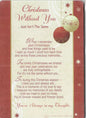 christmas  without you    just  isnt the same graveside  card