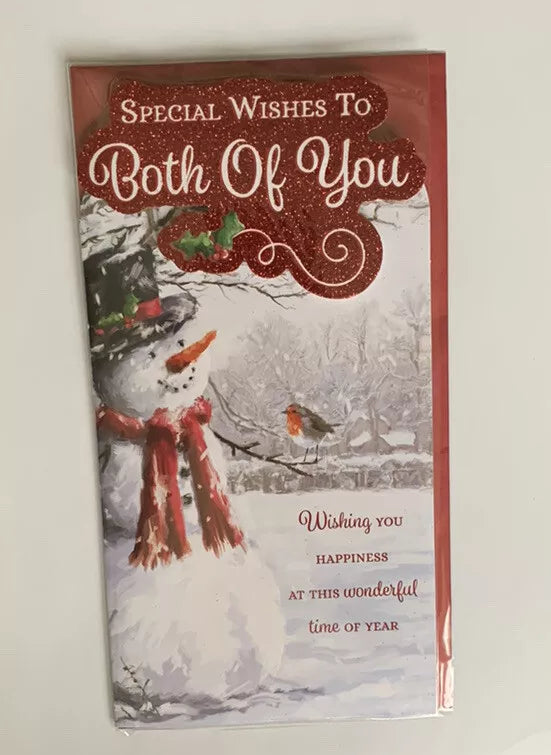 Special Wishes To Both Of You - 3D Christmas Greeting Card