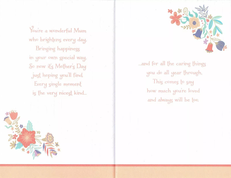 MOTHER'S DAY CARD  TO  THE ONE I LOVE   8 PAGE INSERT