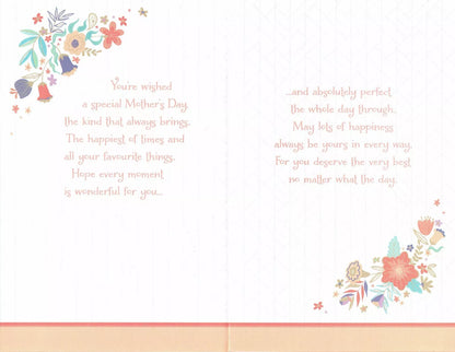 MOTHER'S DAY CARD  TO  THE ONE I LOVE   8 PAGE INSERT