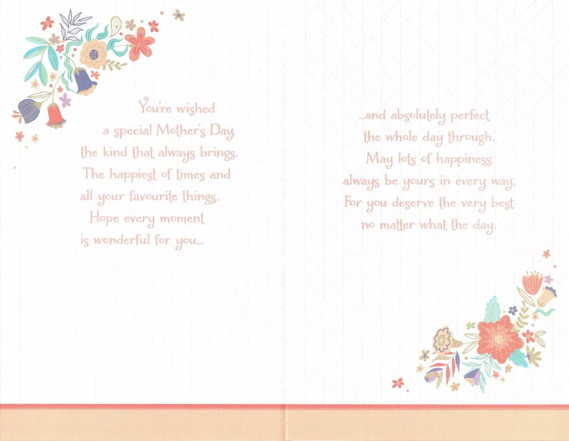 MOTHER'S DAY CARD  TO  THE ONE I LOVE   8 PAGE INSERT