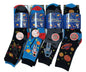 SPACE EXPLORER SOCKS    3 PAIRS  9- 12