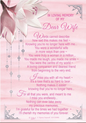 graveside card   in loving memory   of my dear wife