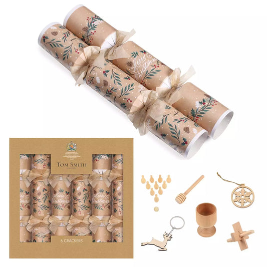 Tom Smith Eco-Kraft Premium 14" Christmas Crackers 6 Pack