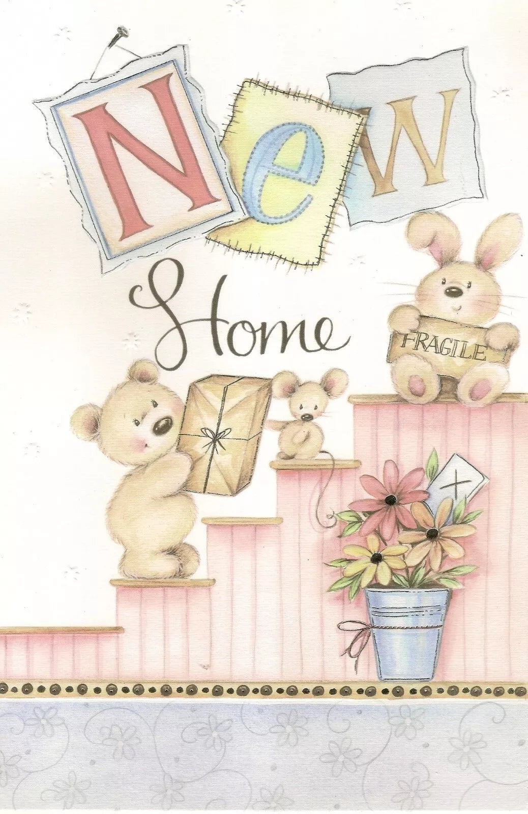 XL SIZE New Home Greeting Card Extra Large Happy New Home Good Luck New House