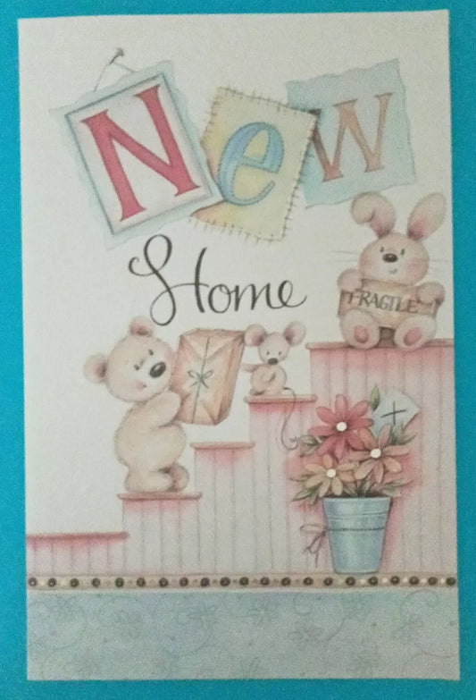 XL SIZE New Home Greeting Card Extra Large Happy New Home Good Luck New House