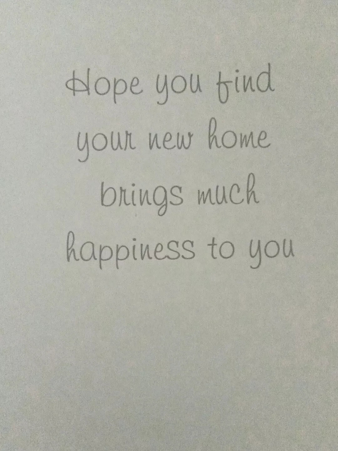 XL SIZE New Home Greeting Card Extra Large Happy New Home Good Luck New House