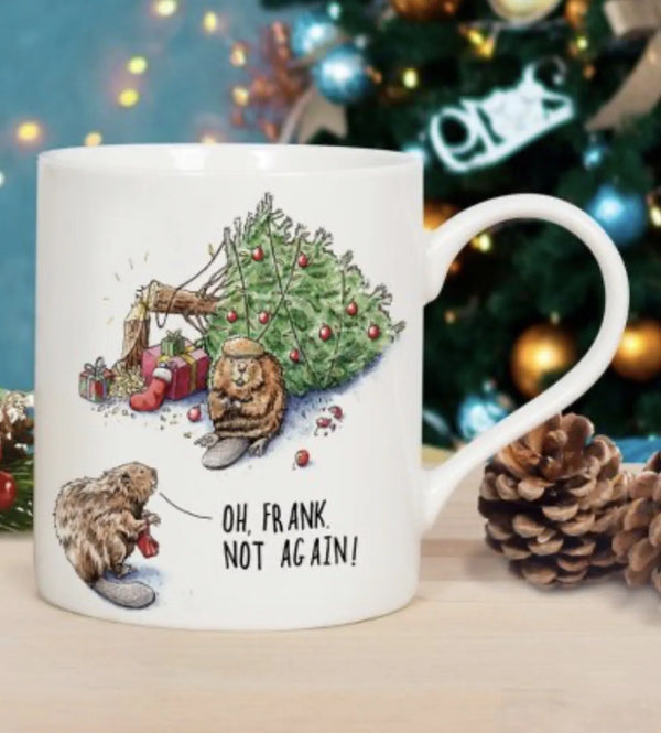 Beaver Christmas Tree Gift Boxed Mug By Bewilderbeest