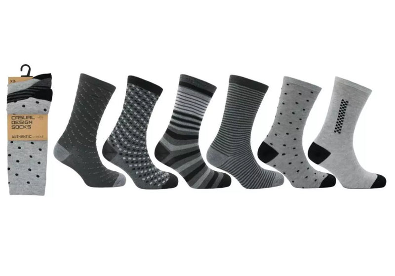 Womens Socks Ladies Cotton Rich Ankle Design Sports Sock 6 Pairs Adults UK 4-7