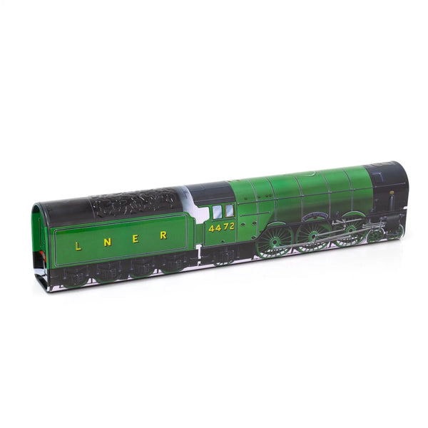Flying Scotsman Train Green Metal Storage Tin
