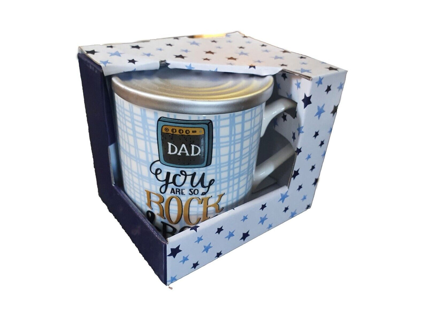 DAD YOU ARE SO ROCK & ROLL MUG   & COASTER