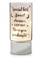 Special Girl Glass LED Tube Lamp Night Light Home Decor Gift