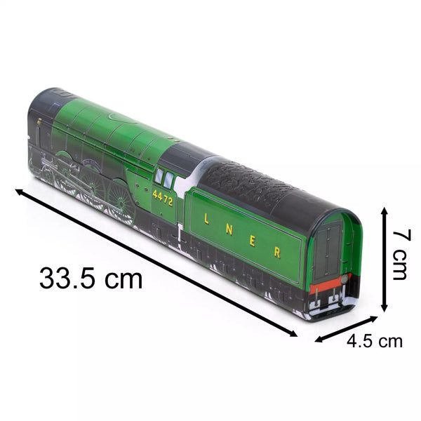 Flying Scotsman Train Green Metal Storage Tin