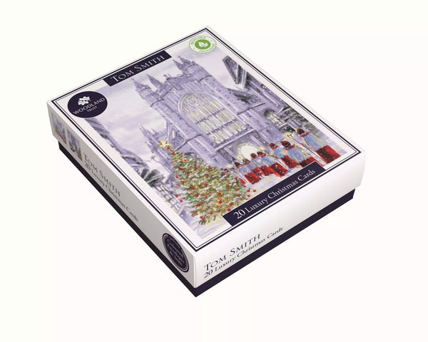 Tom Smith 20 Boxed Luxury Charity Christmas Cards Luxury Church Choir Designs