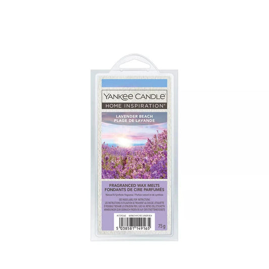YANKEE CANDLE HOME INSPIRATION FRAGRANCED WAX MELT CUBES 75g BRAND NEW  Lavender Beach